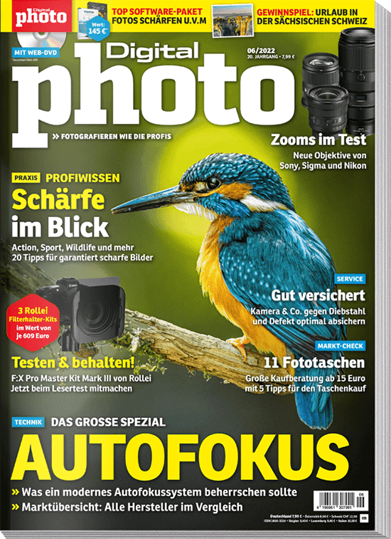 DigitalPhoto Ausgabe 06-2022: Software und E-Books geschenkt