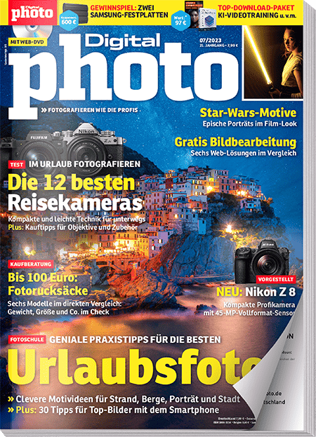 DigitalPHOTO Heft-DVD 07 2023 Magazincover