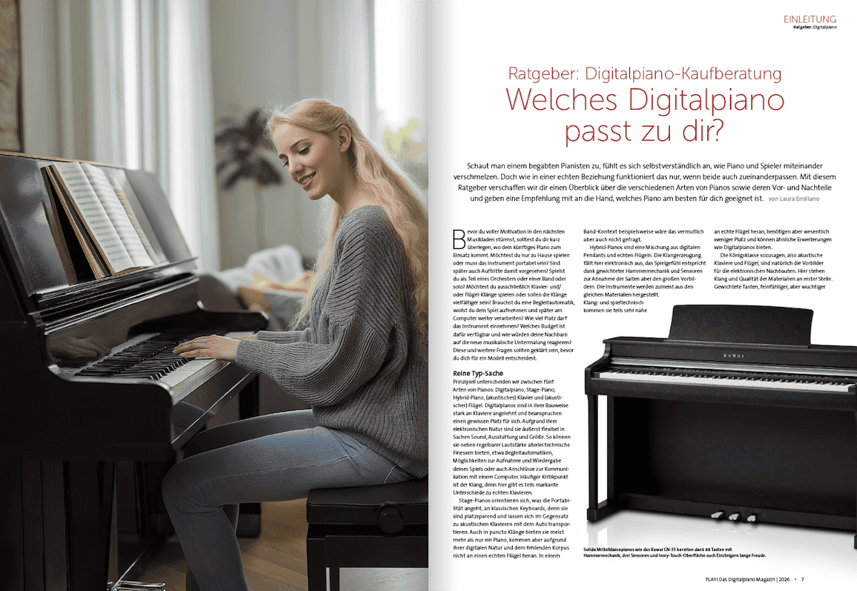 Digital Piano Magazine and Buyer's Guide 2025