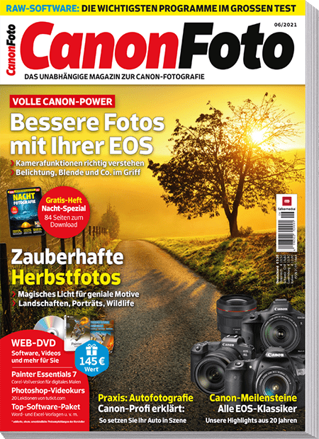 CanonFoto Magazin: Ausgabe 06 2021 mit kostenlosem Bonus-Material