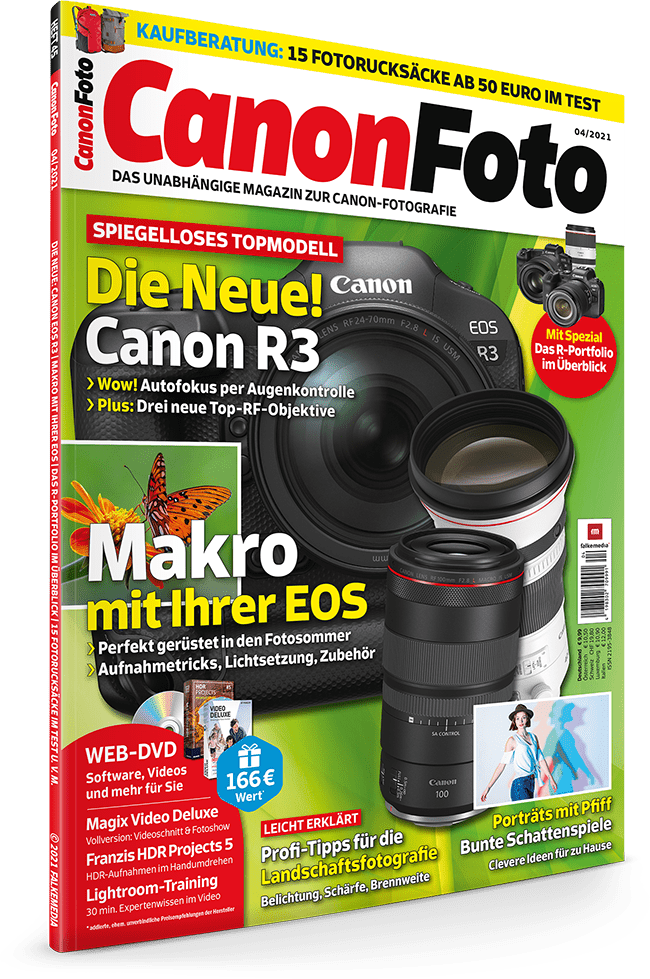 CanonFoto Ausgabe Mai 2021: Gratis-Downloads sichern