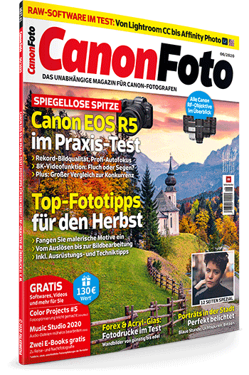 CanonFoto Ausgabe 06/2020: Jetzt Web-CD Inhalte runterladen