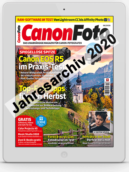 Alles Augaben vom CanonFOTO Magazin gratis sichern