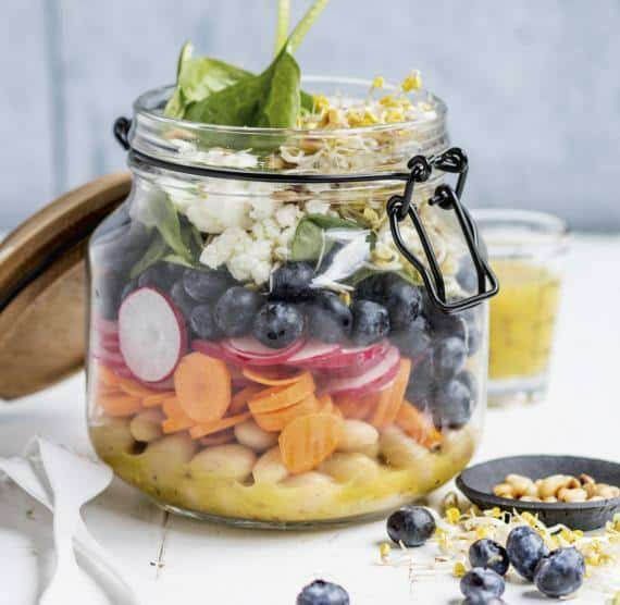 Meal Prep: Bunter Schichtsalat im Glas