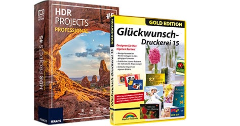 : HDR Projects 5 Professional & Glückwunschdruckerei  kostenlos runterladen